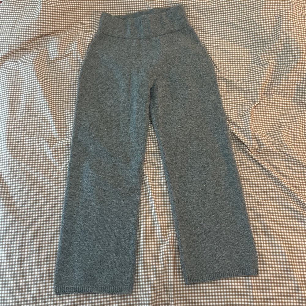 James Street merino wool pants in grey